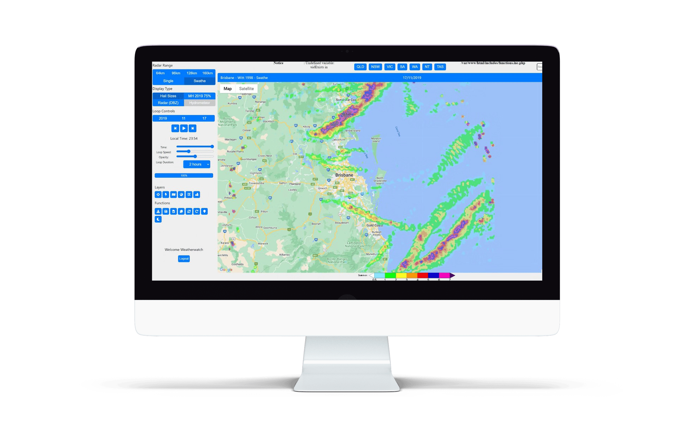 hail trip tracking